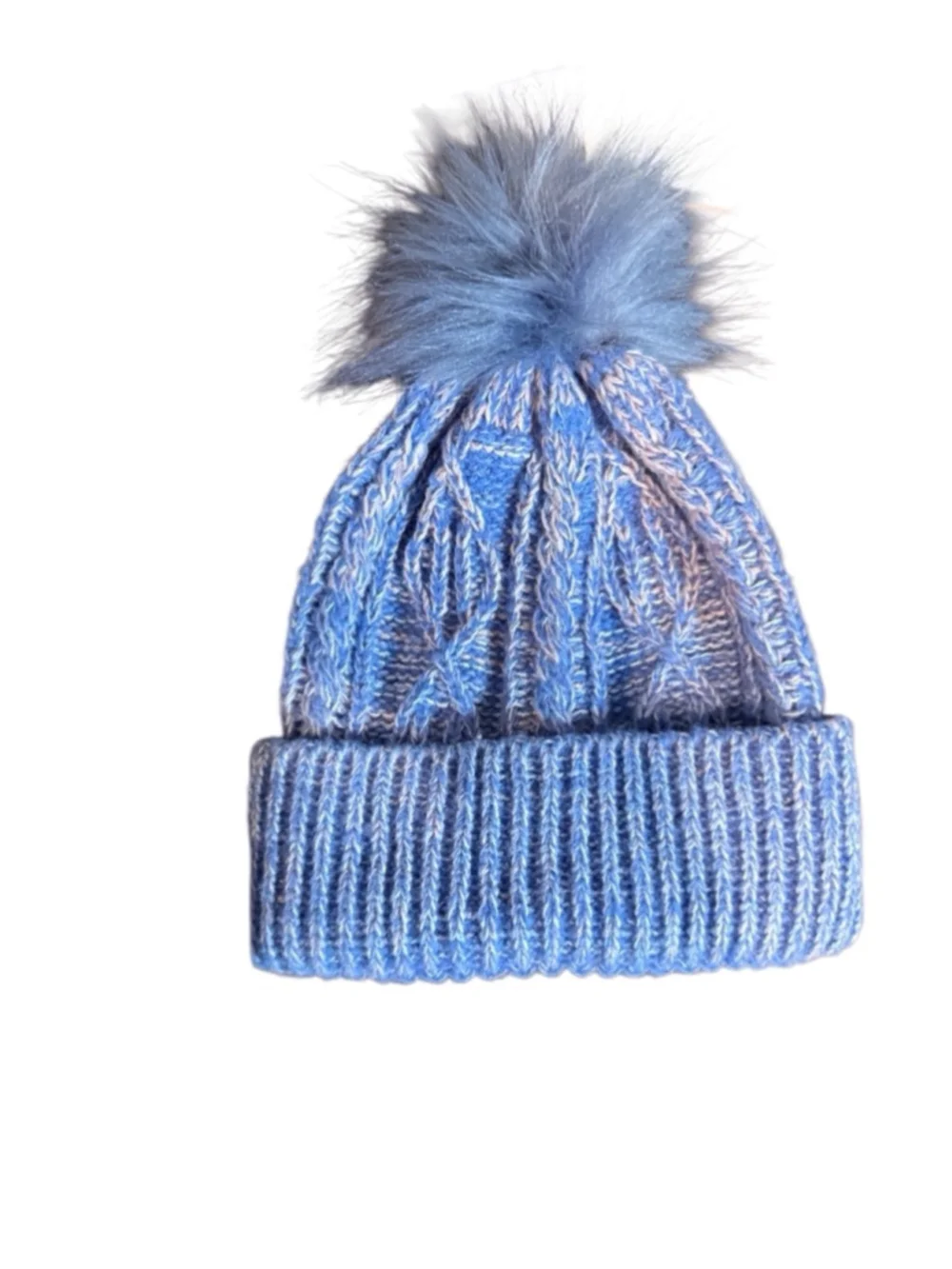 Girls Dick's Sporting Goods Beanie Hat, OSFM, Blue - Picture 2 of 4